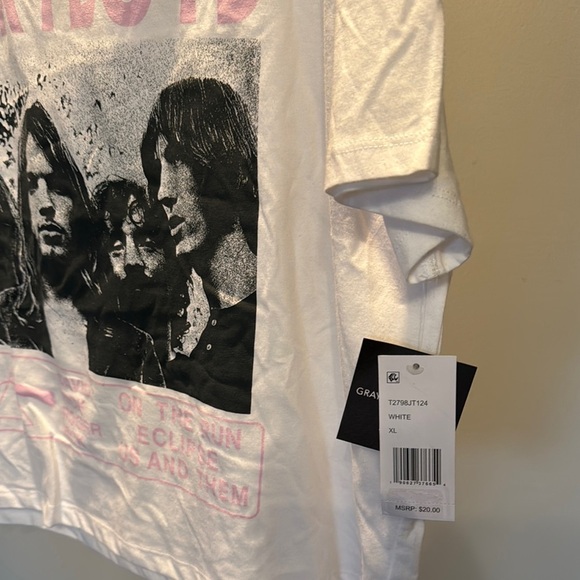 Pink Floyd oversized cropped Graphic T-Shirt NWT XL - Picture 4 of 9